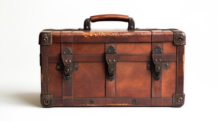 Vintage Portable Safe with Handle and Locks