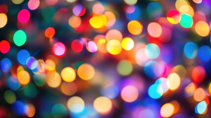 Colorful Bokeh Background with Soft Blur Effects