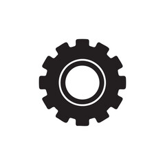 Black setting icon design