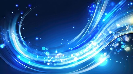 Electric Blue Glow Background for Creative Projects