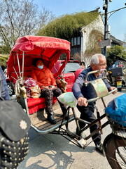 Traditional Rickshaw in Suzhou China