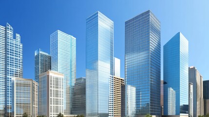 Fototapeta premium Elegant Urban Architecture with High-Resolution Details