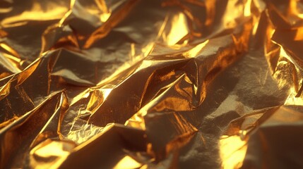 Gold Foil Texture Background with Soft Shine