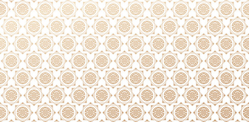 golden color Chinese patterned ornaments double happiness characters background for patterned fill, webs page, surface texture, books covers, fabric printing papers, birthday invitation, greeting card