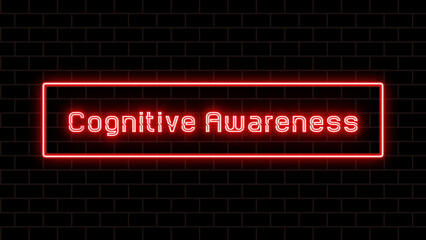 Cognitive Awareness のネオン文字