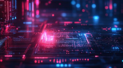 Obraz premium Developing a cryptocurrency project 