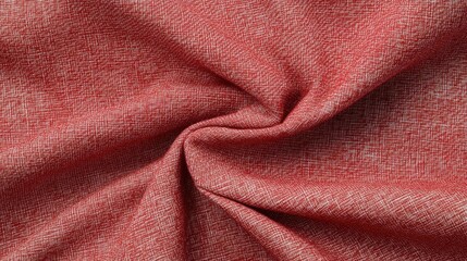 Soft Crimson Fabric Texture with Subtle Pattern