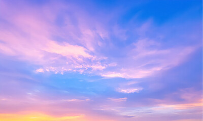 Obraz premium natural beautiful festive sky background