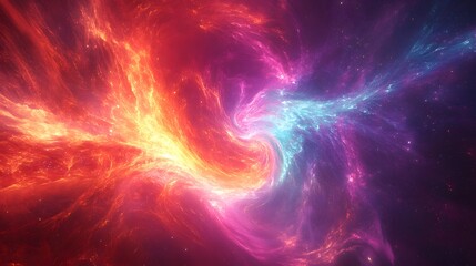 Fototapeta premium Vibrant aetheric light wrapping around the being forming a protective shield of energy and consciousness