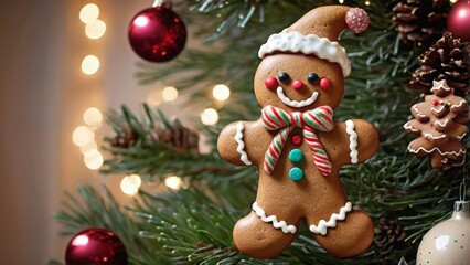 Gingerbread man, Christmas tree toy