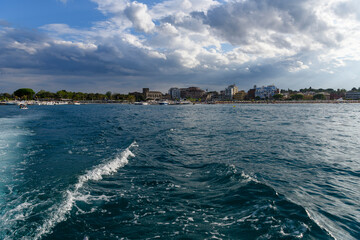 Boat trip around Isola Bella, Taormina, Sicily, Italy