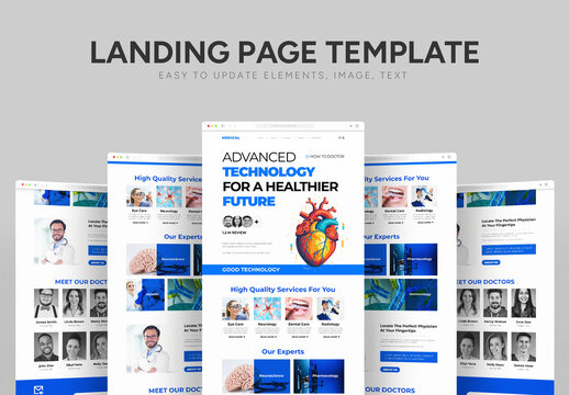 Healthcare Technology Landing Page Website