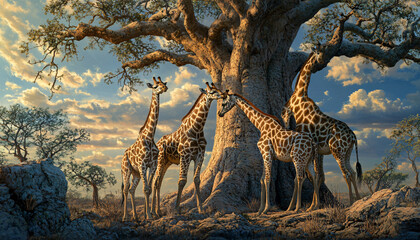 wildlife in the unique natural world