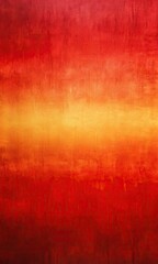 Obraz premium Bold abstract painting with fiery orange and red colors.