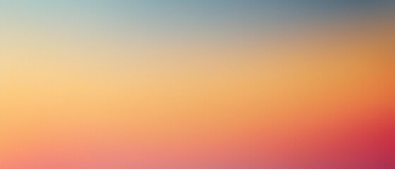 Obraz premium 淡いピンク オレンジ 黄色 青 グラデーション背景