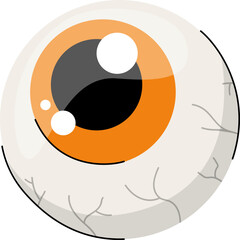 Vector Illustration of Eyeball Halloween