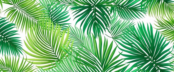 Pale Tropical Leaf Pattern Wallpaper in Nature