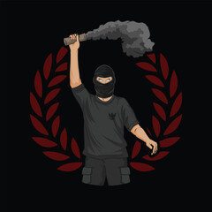 Ultras garuda mascot