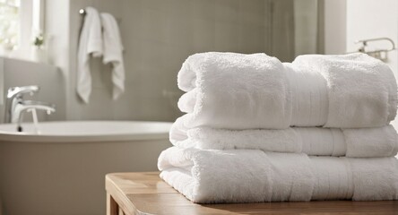stack of towels