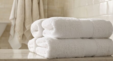 stack of towels