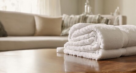stack of towels