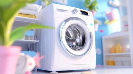 Creating a Clean and Clear Laundry Area Home Interior Design Ideas for an Inviting Space