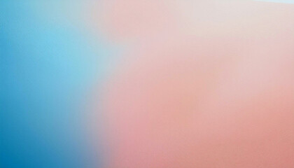 Obraz premium Serene Pastel Dreamscape: A gentle blend of soft blue and peach hues creating a calming, minimalist aesthetic.