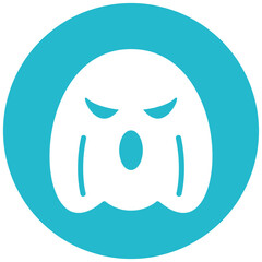 Obraz premium Halloween vector icon illustration of Party and Celebration iconset.