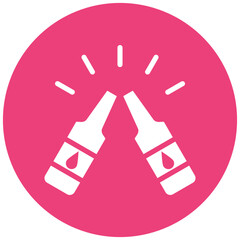 Obraz premium Cheer vector icon illustration of Party and Celebration iconset.