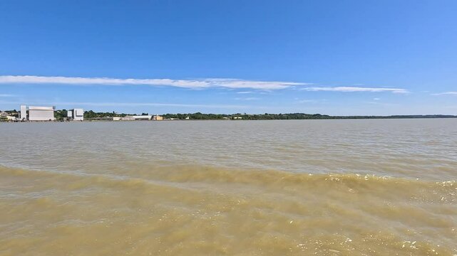 River View from Boat in Blaye