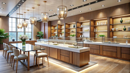 interior of a restaurant