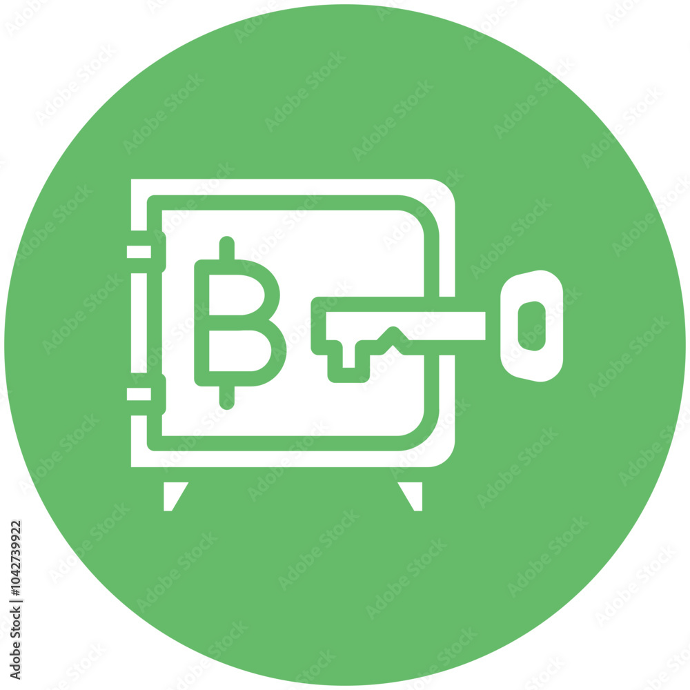 Sticker Proof of Stake vector icon illustration of Cryptocurrency iconset.