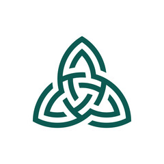 Labyrinth Trinity Logo vector, simple and minimalist. Suitable for any business, especially related to logos.