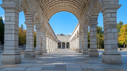 Fototapeta premium Cloisters of Monastery of El Escorial