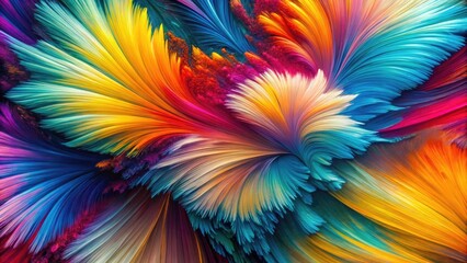 Obraz premium Abstract Magnesium Influence in Modern Design, Creative Textures, Vibrant Color Palette, Intricate Patterns, Unique Composition, Visual Artistry, Contemporary Aesthetics, Dynamic Imagery