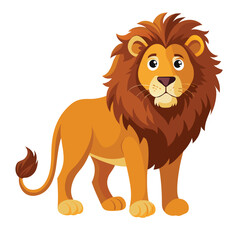 The angry lion color victor eps file