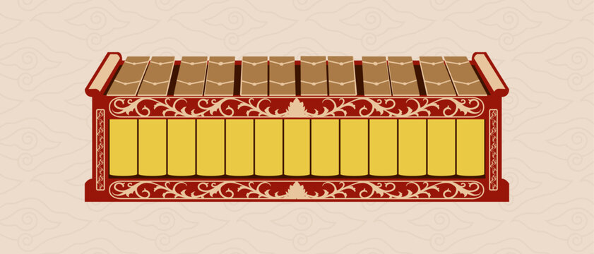 Gamelan slenthem traditional music