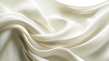 Obraz premium Elegant White Silk Fabric Background for Photography
