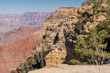Grand Canyon National Park, Arizona, USA. Scenic view of Grand Canyon