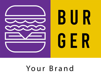 Premium burger logo