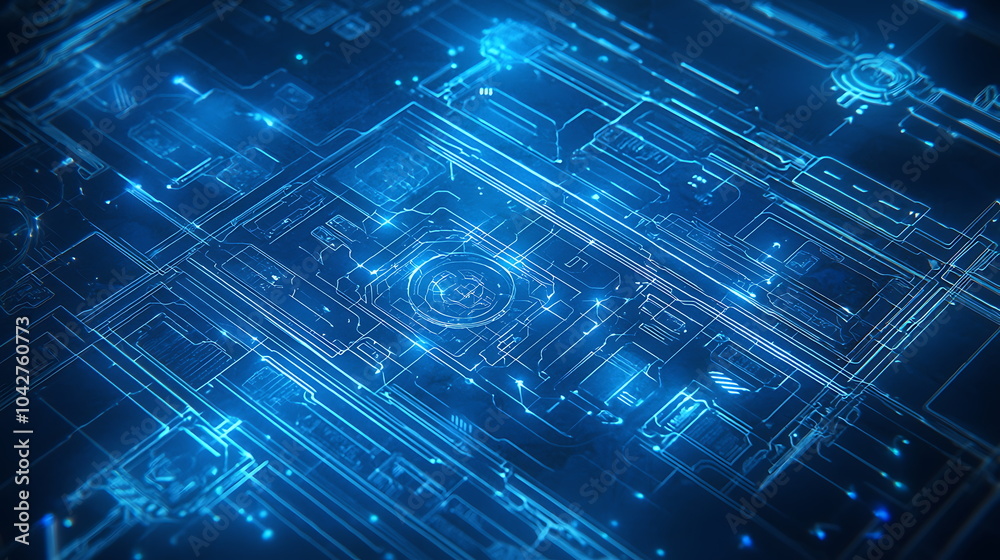Poster Exploring the future of connectivity a deep dive into futuristic digital circuit board design and its impact on technology