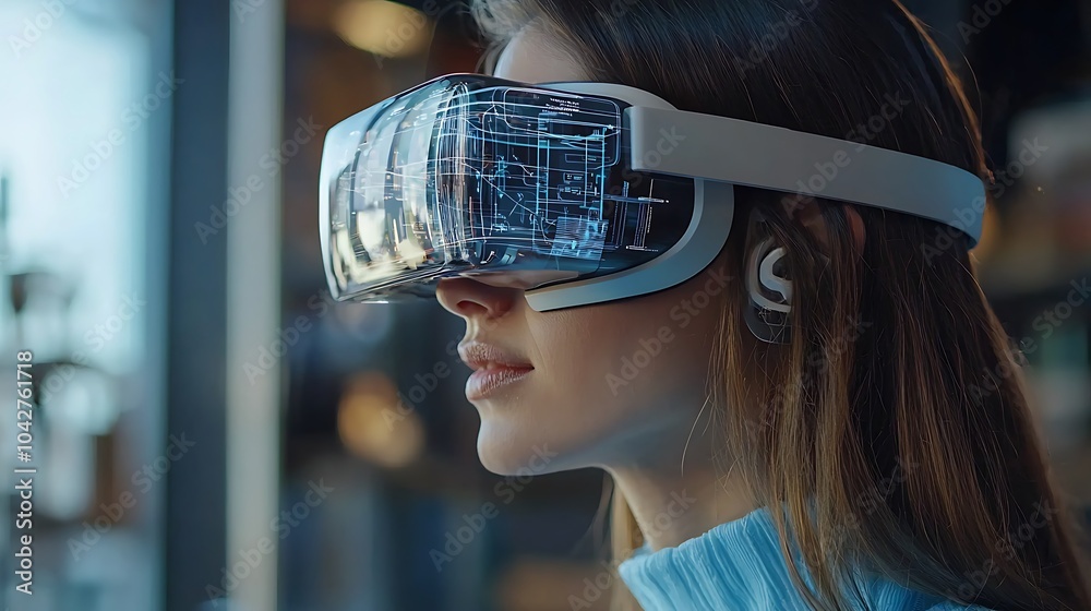 Fototapete Exploring the future transformative ai-driven augmented reality design innovations for enhanced user experiences