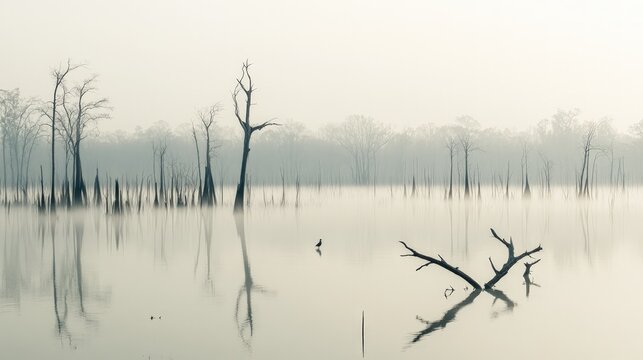 Misty Morning in the Deadwood Swamp