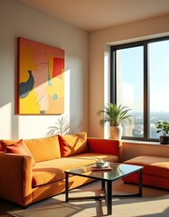 Fototapeta premium modern living room