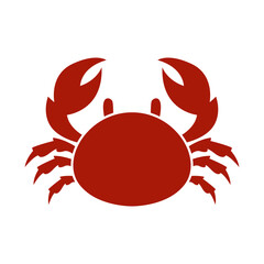 Crab icon logo design