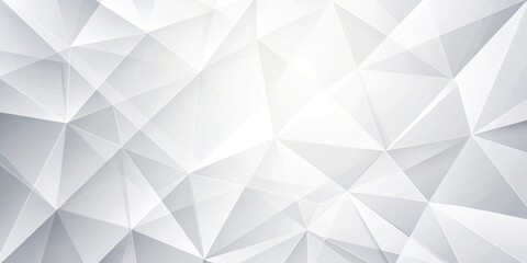 Fototapeta premium Dynamic abstract white geometric background extreme close-up
