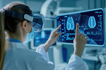 Virtual reality in medical imaging analysis work