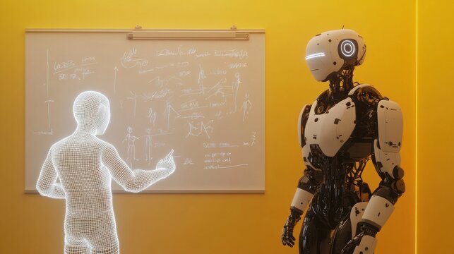 Cyborg explores scientific holographic data display