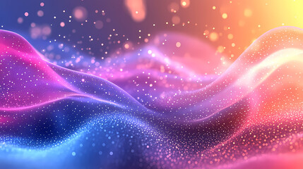 Obraz premium Light Pink, Blue vector template with abstract circles. A sample with blurred bubble shapes.