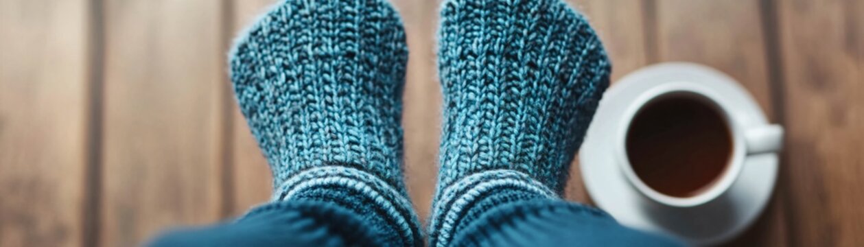 Quirky animal print socks on feet, vibrant and playful design for National Sock Day.